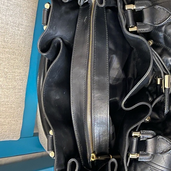100% Authentic Burberry soft black leather handbag EUC - Picture 16 of 17